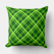 Hermoso Cojín decorativo grande verde arbolado