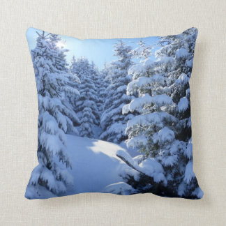 Hermoso Cojín decorativo invernal panorámico