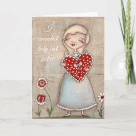 Hermoso corazón - Tarjeta de felicitación