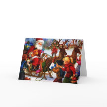 Hermoso cuadro de Navidad vintage