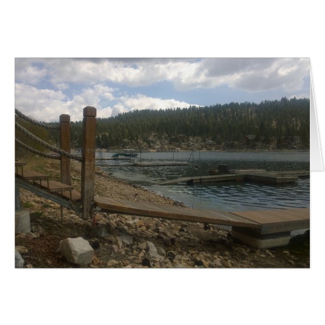 Hermoso día en el lago Dock (Anverso (Horizontal))