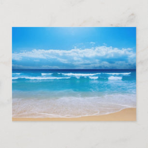hermoso día en la postal de la playa