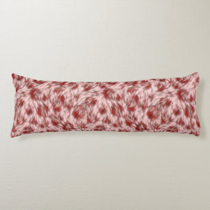 Hermoso diseño abstracto rojo y rosa para almohada