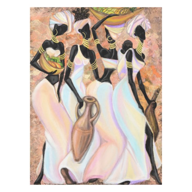Hermoso diseño de arte con manteles para mujeres a (Anverso)
