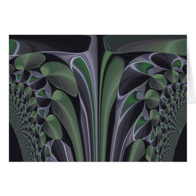 Hermoso diseño de arte textual de Aurora Verde (Anverso (Horizontal))