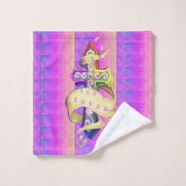 Hermoso diseño de cruz gay y amado