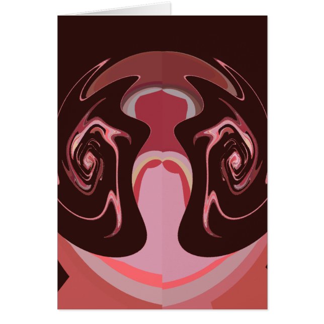 Hermoso diseño de impresión en un motivo de cimarr (Frente)