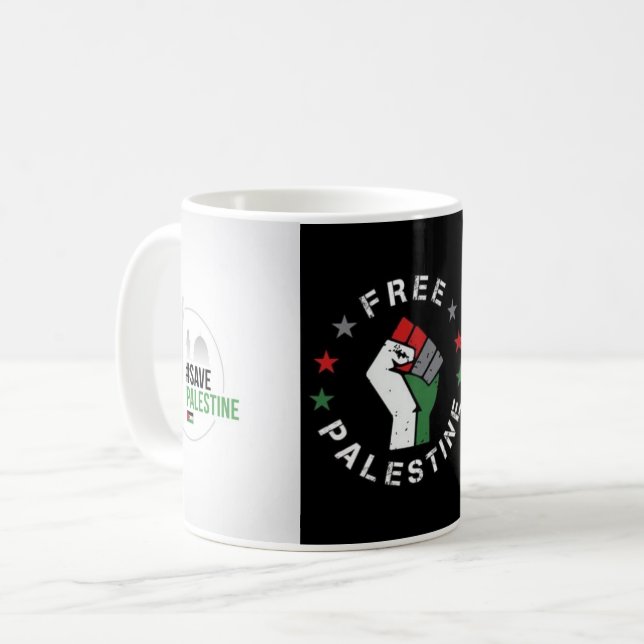 Hermoso diseño de jarra zazzer lover Palestina (Anverso izquierdo)