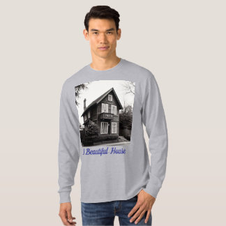 Hermoso diseño de la casa - Elegante camiseta de m