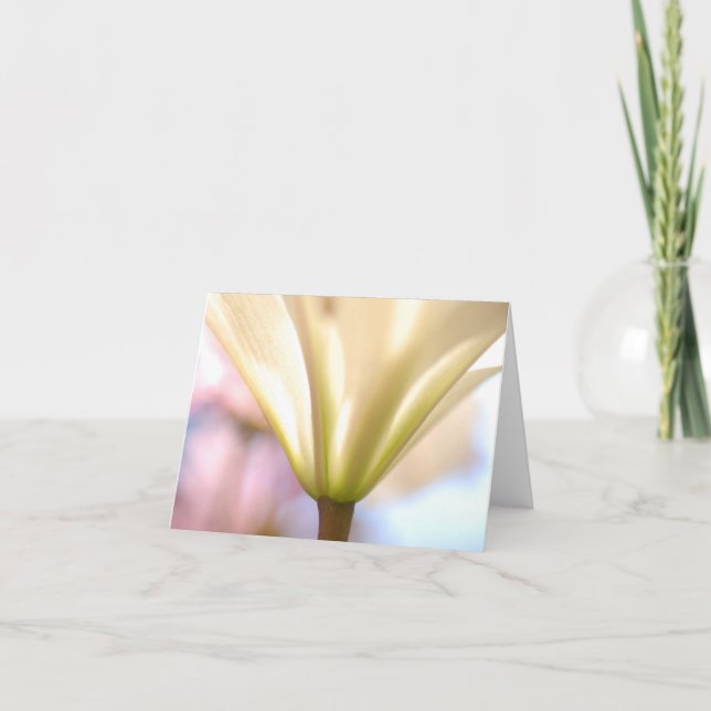 Hermoso diseño floral Tarjeta de agradecimiento (Anverso)