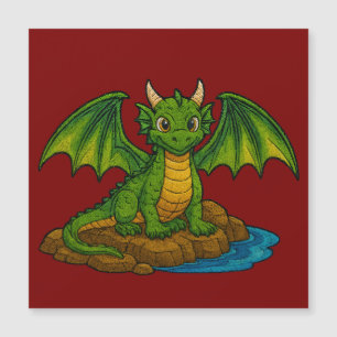 Hermoso dragón verde