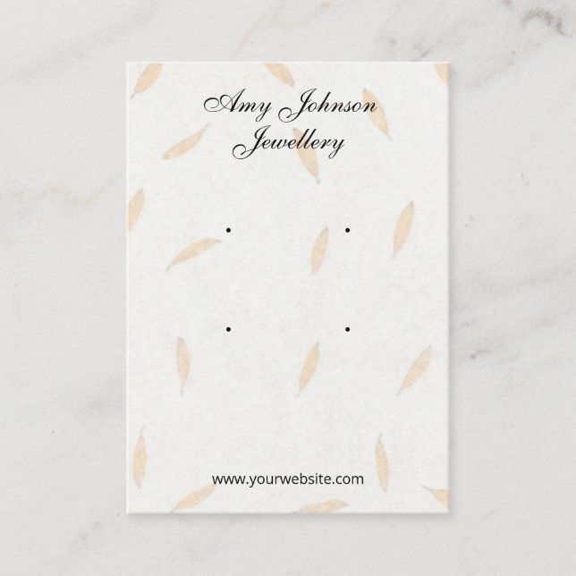 Hermoso Embarque Floral | 4 tarjetas de visualizac (Anverso)