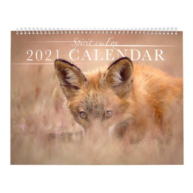 Hermoso Espíritu del calendario de paredes Fox 202 (Tapa)