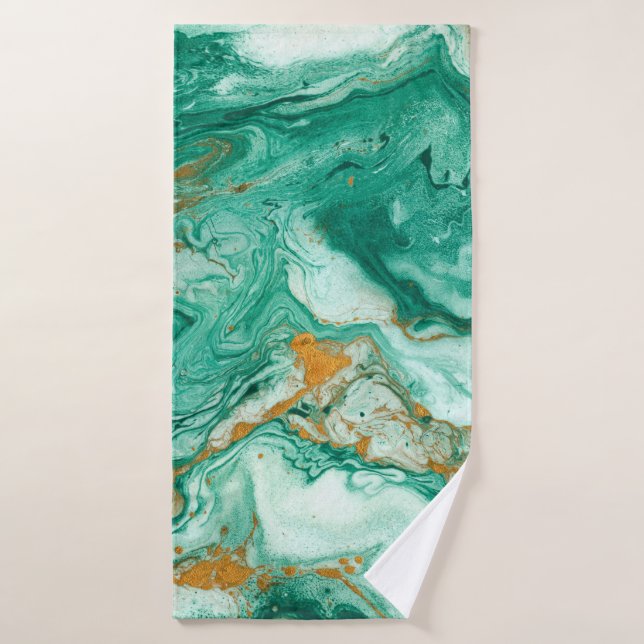 Hermoso fondo abstracto. Dorado y gris oscuro (Toalla de baño)