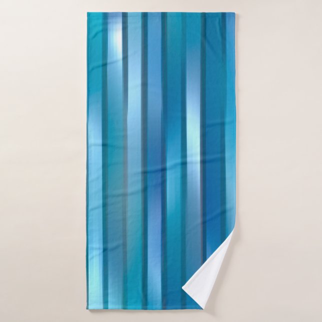 Hermoso fondo azul vertical abstracto con l (Toalla de baño)