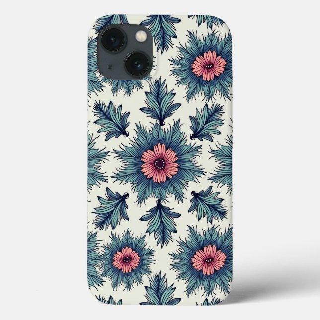 Hermoso funda floral (Reverso)