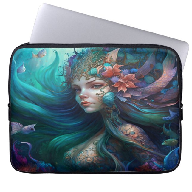 Hermoso Funda portátil Mermaid (Frente)