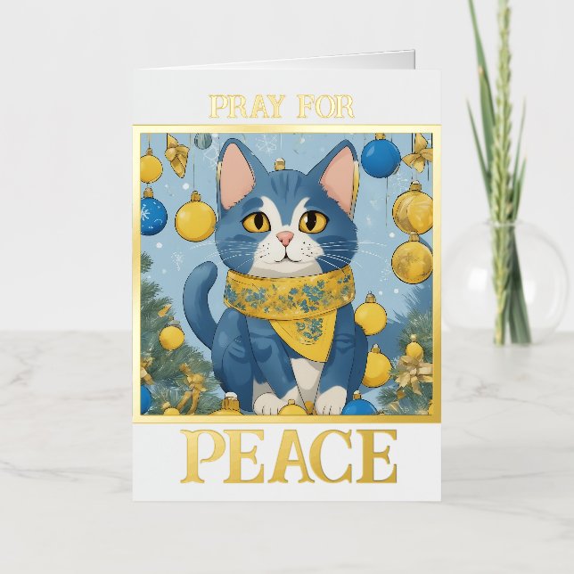 Hermoso gato amarillo con ojos azules - ucrania (Anverso)