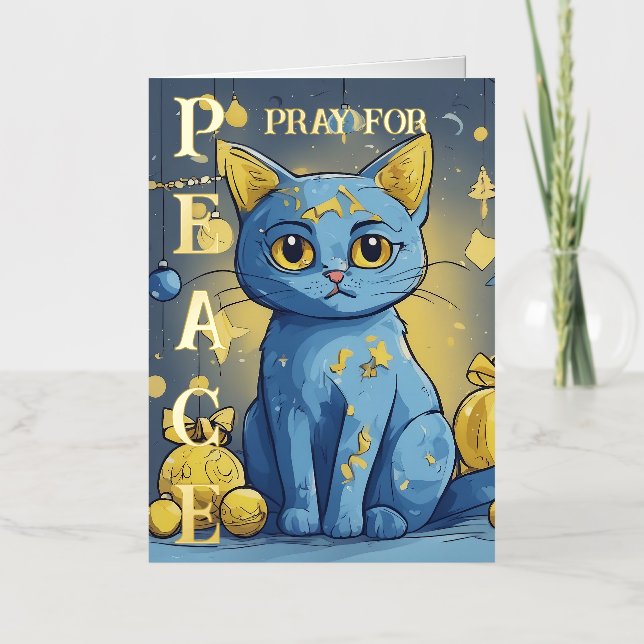 Hermoso gato amarillo con ojos azules - ucrania (Anverso)