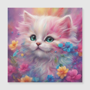 Hermoso Gato Blanco Fluffy