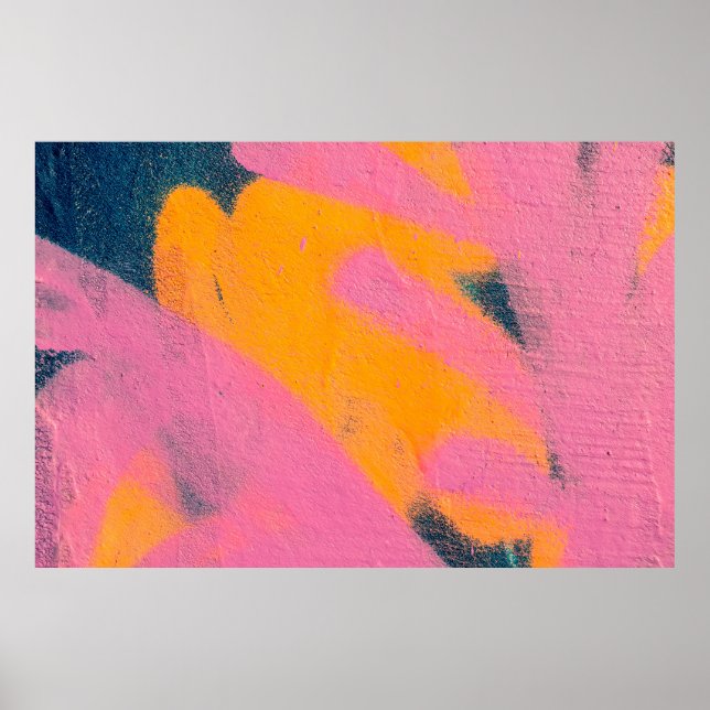 Hermoso graffiti de arte callejero colorido (Frente)