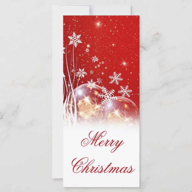 Hermoso ilustracion festivo "Feliz Navidad" (Anverso)