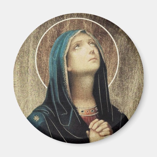 Hermoso imán de Madonna Nuestra Señora del Dolor (Frente)