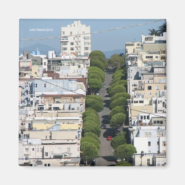 ¡Hermoso imán de San Francisco! (Frente)