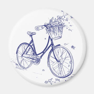 Hermoso imán exterior (azul tinta)