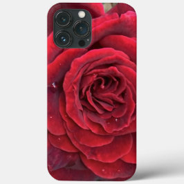 Hermoso iphone rojo rosa 13 Pro Max funda