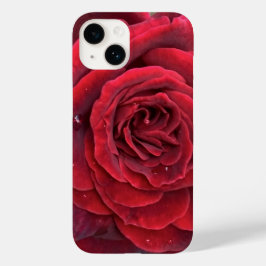 Hermoso iphone rojo rosa 14 funda