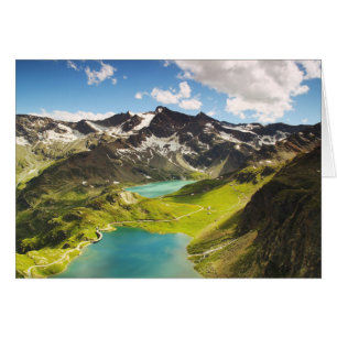 Hermoso lago Agnel de Italia