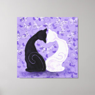 Hermoso lienzo de amor impreso en canvas