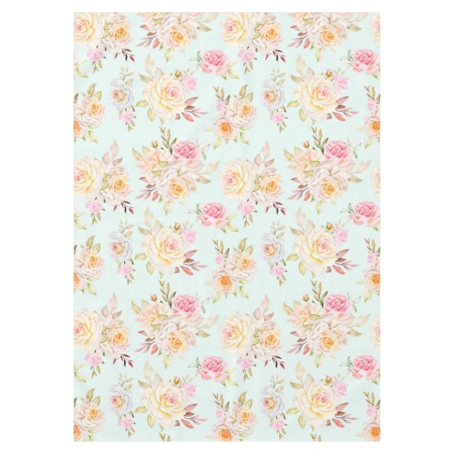 Hermoso mantel floral (Anverso)