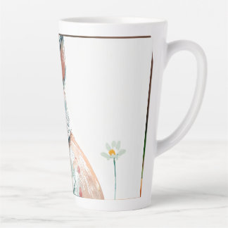 Hermoso martillo comiendo una taza de diseño de za