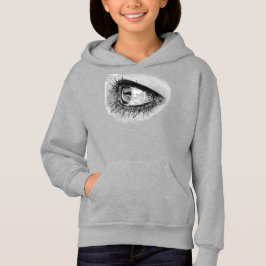 Hermoso ojo de mujer con rímel completo