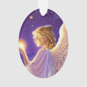 Hermoso ornamento angel deseable