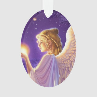 Hermoso ornamento angel deseable