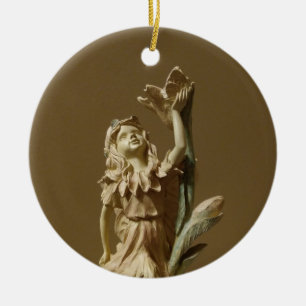Hermoso Ornamento de Árbol de Navidad Ángel