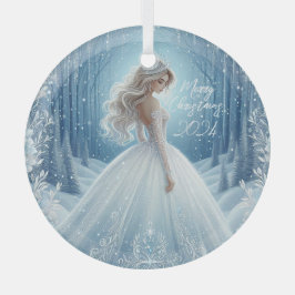 Hermoso ornamento de Navidad Bride 2024