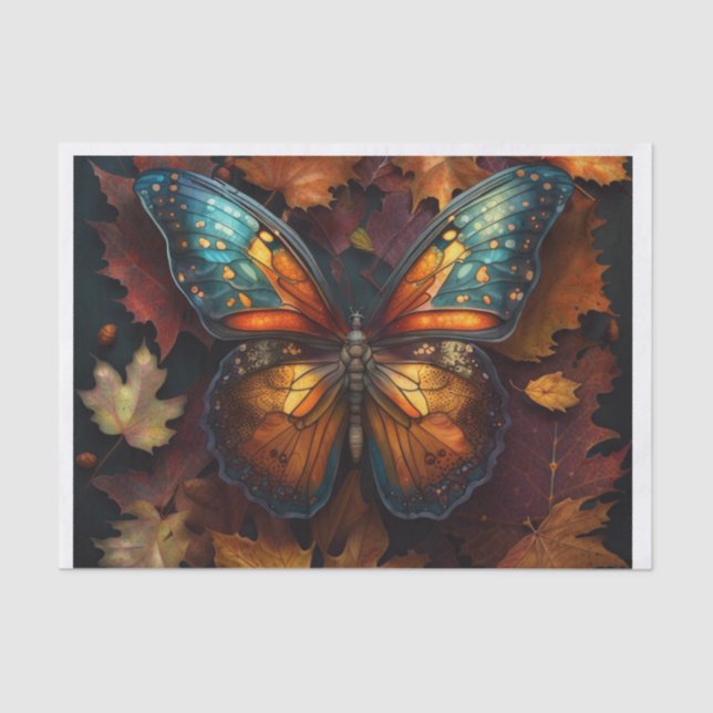 Hermoso Papel de descomposición de mariposa en oto (Anverso)