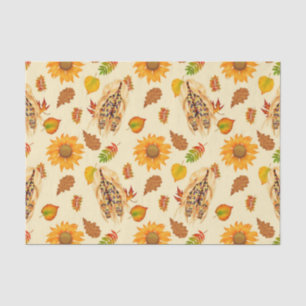 Hermoso papel de tejido otoñal