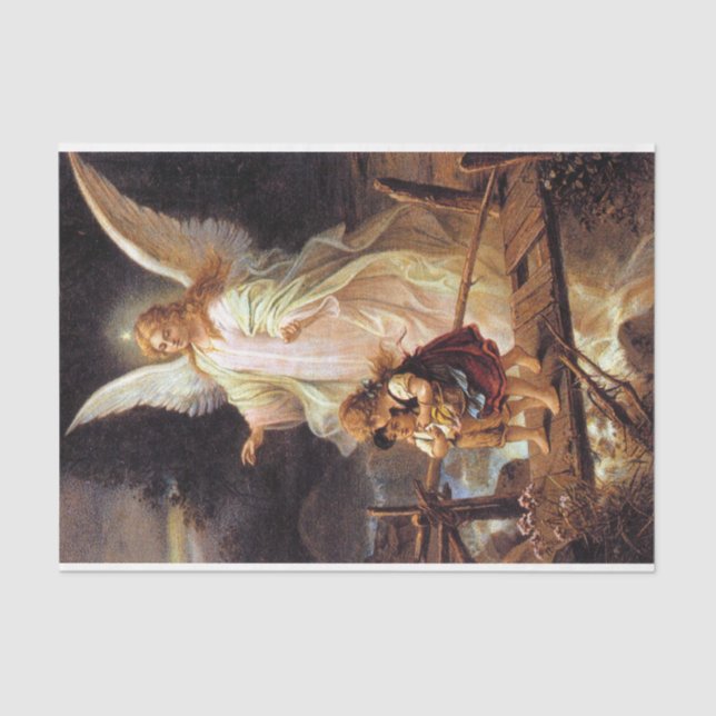 Hermoso papel de tono de Angel Decoupage de The Gu (Anverso)