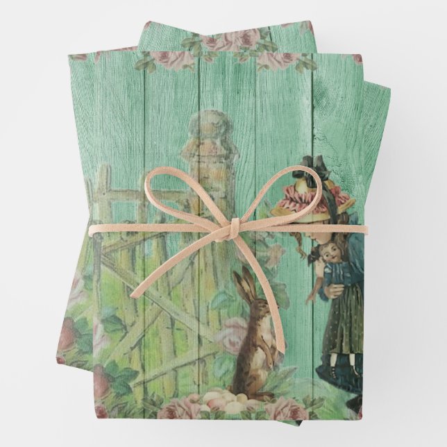 Hermoso papel para tus regalos de Pascua (In situ)