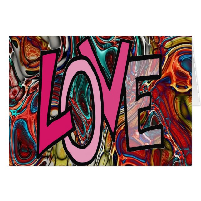 Hermoso patrón abstracto (Anverso (Horizontal))