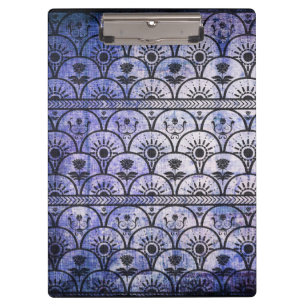 Hermoso patrón Boho, portapapeles estilo hippie