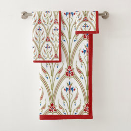 Hermoso patrón floral barroco victoriano