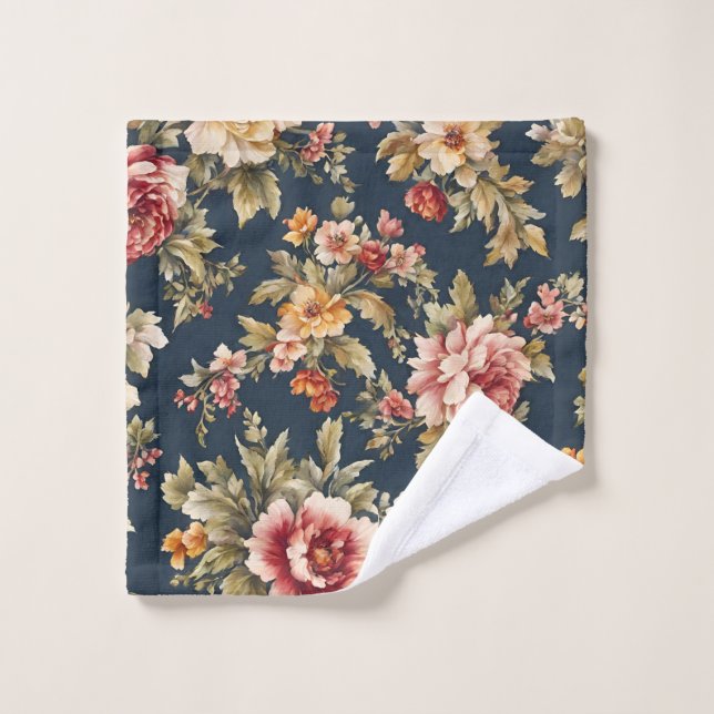 Hermoso patrón floral italiano (Toallita)