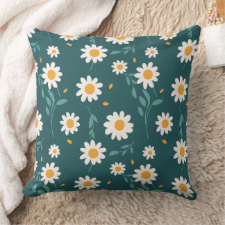 Hermoso patrón floral para almohada