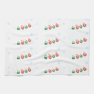 Hermoso patrón K Toallas de cocina